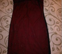 Длинна платья 73 см, размер 10, 100% полиэстер, на бретельках, с подкладкой. На . . фото 2