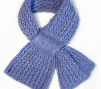 1-шарф бант, голубая шерсть(40%) с мохером (40%) 180 грн
2-шарф бактус, бордова. . фото 2