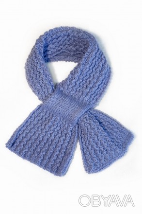 1-шарф бант, голубая шерсть(40%) с мохером (40%) 180 грн
2-шарф бактус, бордова. . фото 1