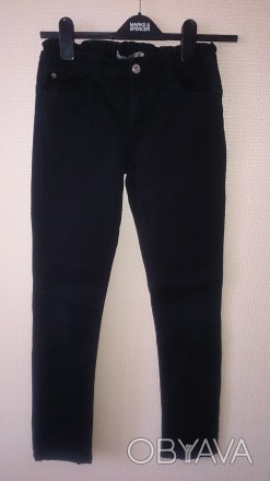 Фирменные черные джинсы Piaza Italia для девочки в хорошем состоянии р.146-152.
. . фото 1