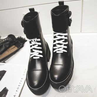 Очень стильные ботинки Louis Vuitton , натуральная телячья кожа, есть на утеплит. . фото 1