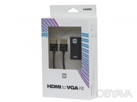 Преобразует видео HDMI с вашего ноутбука или настольного ПК или Mac в VGA для ис. . фото 1