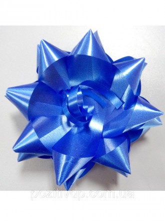 Бантик звёздочка синий
Диаметр 130 мм
Для оформления подарков. Крепится при помо. . фото 2