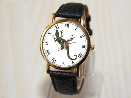 Наручные часы ящерица, женские часы, мужские часы, часы сувенир

Материал цифе. . фото 3