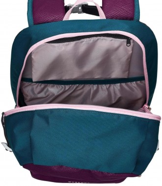 Практичный городской рюкзак повседневный 20 л. Quechua ARPENAZ 2663477 фиолетовы. . фото 6