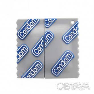 Флешка Condom на 8 Гб. Силиконовый противоударный корпус. Место для крепления на. . фото 1