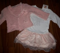 платье с пышной юбочкой + красивый пиджак

Цвет розовый, белый
Страна произво. . фото 3