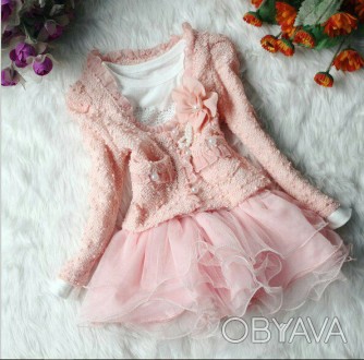 платье с пышной юбочкой + красивый пиджак

Цвет розовый, белый
Страна произво. . фото 1