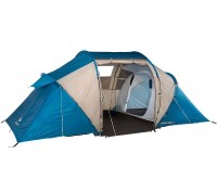 Двохшарова палатка для 4 осіб з двома кімнатами, призначена для кемпінгу та тури. . фото 2