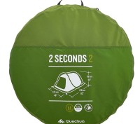 Двохшарова палатка, призначена для кемпінгу для 2 осіб. Швидке розкладання завдя. . фото 10