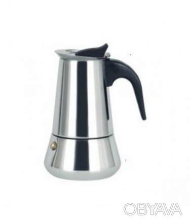 Гейзерная кофеварка на 100 мл от марки Frico очень удобна в использовании и легк. . фото 1