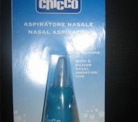 Аспиратор для очистки носа, новый в упаковке Chiccco, есть инструкция на русском. . фото 2