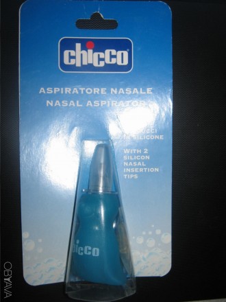 Аспиратор для очистки носа, новый в упаковке Chiccco, есть инструкция на русском. . фото 1