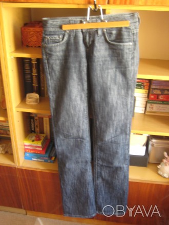джинсы COLINS, цвет синий, в хорошем состоянии, размер 38 ( ПОТ-38 длина-103 ). . фото 1