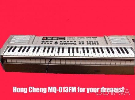 Продам недорого совсем простой детский обучающий синтезатор Hong Chang MQ-013FM,. . фото 1