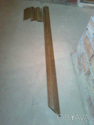 Карниз меблевий дерев'яний
залишилось
верхня частина довжина 3 метра
нижня ча. . фото 1