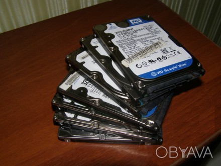 Продаются жесткие диски к ноутбукам разных емкостей - от 80 до 1000 Гб. Все прот. . фото 1