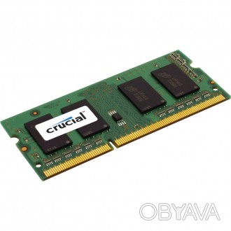 Модуль памяти для ноутбука SoDIMM DDR3L 2GB 1600 MHz MICRON (CT25664BF160BJ)
Тип. . фото 1