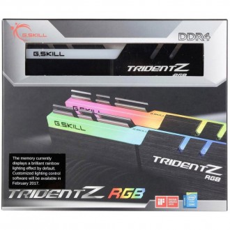 Модуль памяти для компьютера DDR4 16GB (2x8GB) 3000 MHz TridentZ RGB Black G.Ski. . фото 3