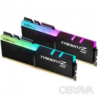 Модуль памяти для компьютера DDR4 16GB (2x8GB) 3000 MHz TridentZ RGB Black G.Ski. . фото 1