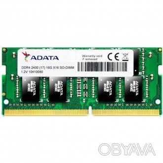 Модуль памяти для ноутбука SoDIMM DDR4 4GB 2400 MHz ADATA (AD4S2400J4G17-S)
Тип . . фото 1
