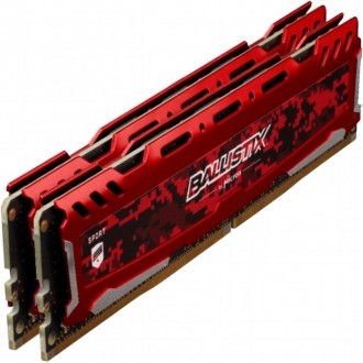 Модуль памяти для компьютера DDR4 16GB (2x8GB) 2666 MHz Red MICRON (BLS2K8G4D26B. . фото 3