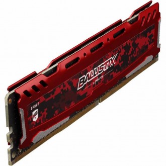 Модуль памяти для компьютера DDR4 16GB (2x8GB) 3200 MHz Ballistix Sport Red MICR. . фото 3