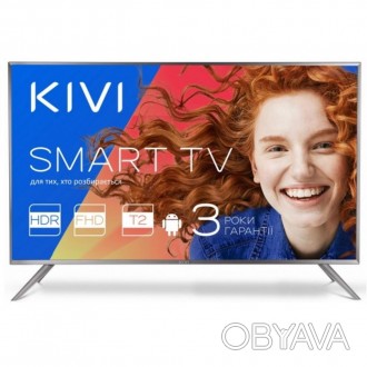 Телевизор Kivi 32FR55GU
Smart TV, с Wi-Fi, LED - телевизор, 32", 1920 x 1080, ци. . фото 1