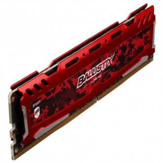 Модуль памяти для компьютера DDR4 16GB 3200 MHz Ballistix Sport Red MICRON (BLS1. . фото 3