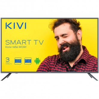 Телевизор Kivi 40U600GU
4K-телевизоры, Smart TV, с Wi-Fi, LED - телевизор, 40", . . фото 2