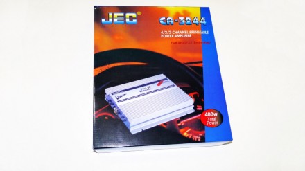 Автомобильный усилитель звука JEC CA-3244 400W 4-х канальный 
4х канальный усил. . фото 3
