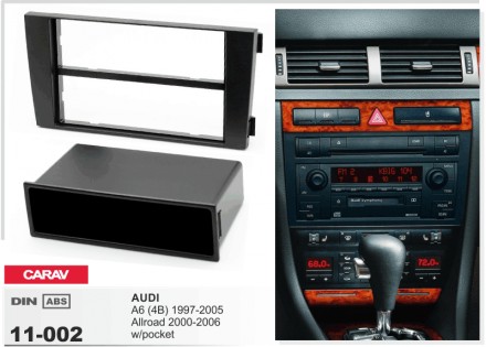 
 Переходная рамка Carav 11-002 для автомобилей: Audi A6 (4B) 1997-2005 Allroad . . фото 3