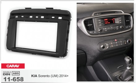
 Переходная рамка CARAV 11-658 для автомобилей: KIA Sorento (UM) 2014+  Переход. . фото 4