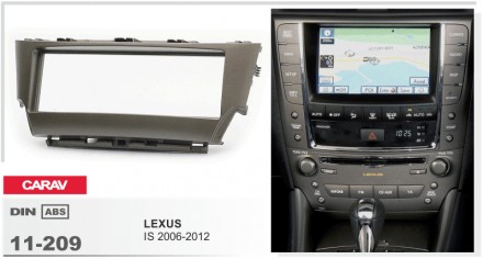 
 Переходная рамка Carav 11-209 для автомобилей: Lexus IS 2006-2012 Переходная р. . фото 3