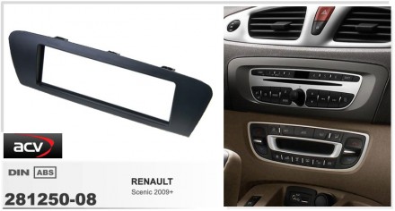 
 Переходная рамка ACV 281250-08 для автомобилей: Renault Scenic 2009+   Переход. . фото 3