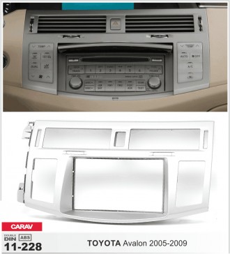 
 Переходная рамка Carav 11-228 для автомобилей: Toyota Avalon 2005-2009 Переход. . фото 3