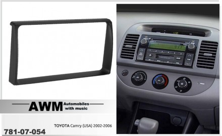 
 Переходная рамка AWM 781-07-054 для автомобилей: Toyota Camry (USA) 2001-2006 . . фото 3