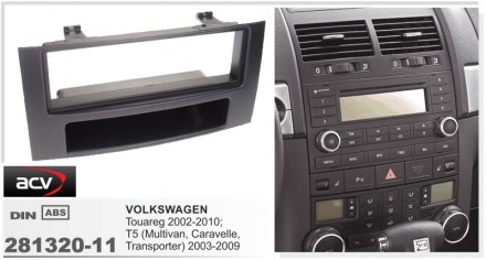 
 Переходная рамка ACV 281320-11 для автомобилей: Volkswagen Touareg 2002-2010 M. . фото 3