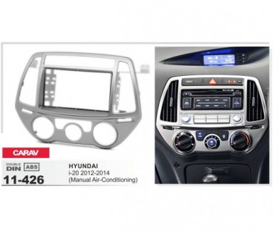
Переходная рамка Carav 11-426 для автомобилей:Hyundaii-20 2012-2014Переходная р. . фото 3