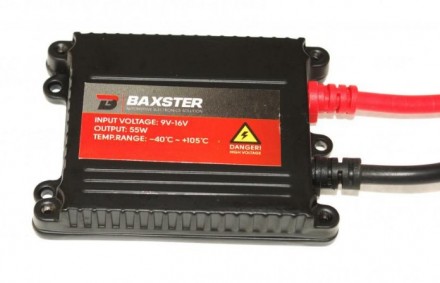 
Характеристики Блока розжига BAXSTER S55R AC-55W:Тип : ACМощность : 55WCAN. . фото 2