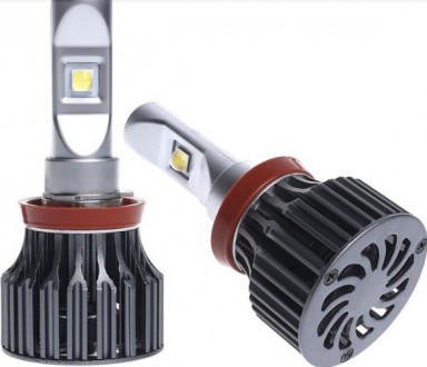 
 Характеристики LED лампы AMS Extreme Power-F H11 5000K:Охлаждение: Активн. . фото 2