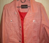 Стильная куртка в модную мелкую клеточку от немецкого бренда DAMO размер 14, наш. . фото 3