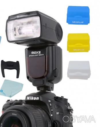Meike MK910 (якісна копія Nikon SB-910) — професійний спалах може керувати іншим. . фото 1