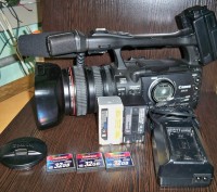 Видеокамера Canon XH-A1, стандарт- HDV-1440*1080 50 i, полностью ручная настройк. . фото 3