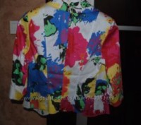Пиджак новый, рукав 3/4 размер М.Очень красивые насыщенные цвета. . фото 3