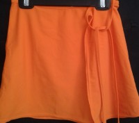 Оранжевая яркая летняя юбка Beach Wear  для девочки 10-11 лет. 80 % - полиамид, . . фото 3