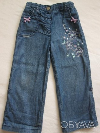 Продам класні джинси George на дівчинку 3-4 рочки. Практичні, на тонкій підкладц. . фото 1