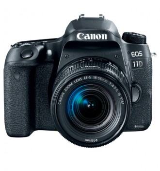 Canon EOS 77D kit 18-55 STM
Абсолютно новый НА ГАРАНТИИ ЕЩЁ , ПРОБЕГ около 200 . . фото 3