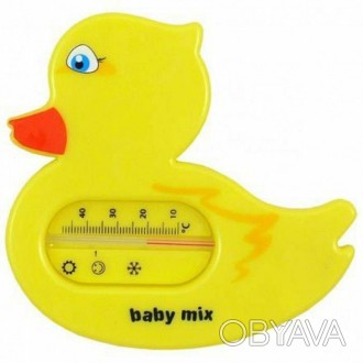 Термометр для ванночки Baby Mix Качка RA/BD19153, желтый (9556)
Удобная шкала по. . фото 1