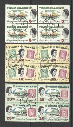 Продам марки Британских Виргинских островов (3 кварта) гашеные
1966 100 летие п. . фото 1